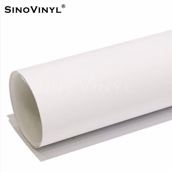 SINOVINYL ポスターフレックスグロスマットホワイト自己粘着フィルムエコ溶剤印刷ビニール素材